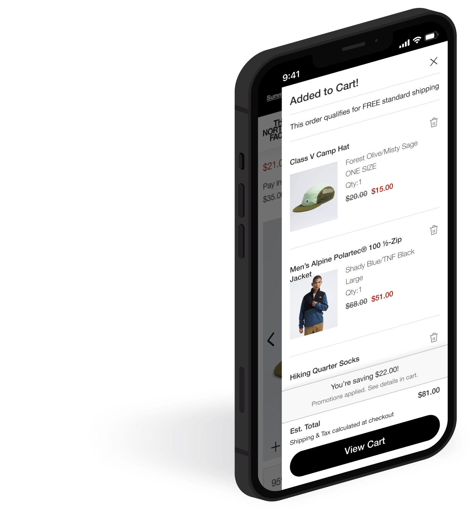 The North Face Mini Cart Design