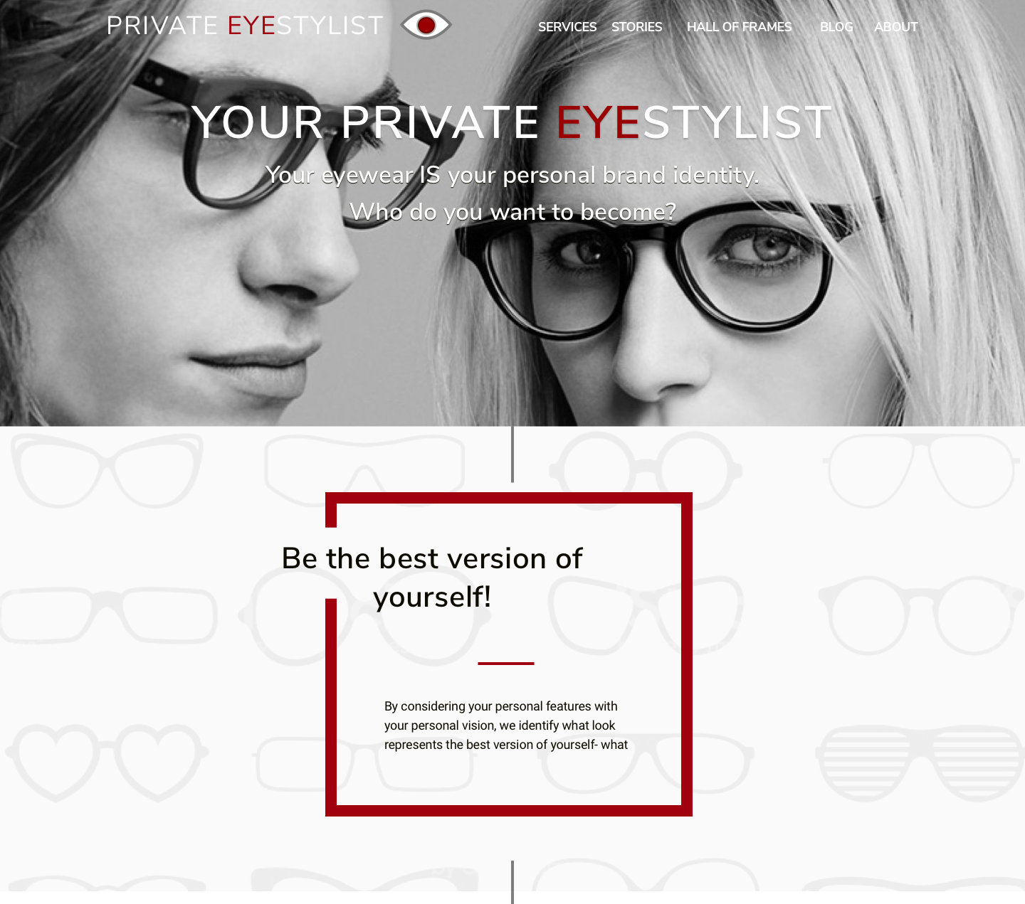 Image of the Your Private EyeStylist mockup